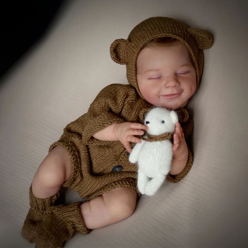 Devin👶🏻🐻, Lifelike Reborn Baby Doll (49cm)