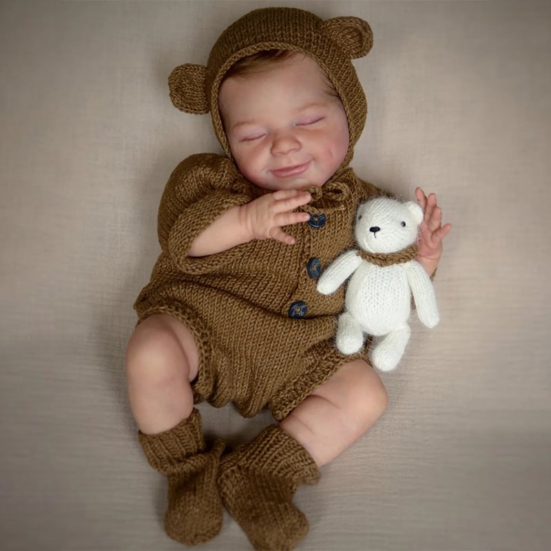 Devin👶🏻🐻, Lifelike Reborn Baby Doll (49cm)